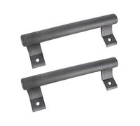 KAFENDA 2-Piece 8" Aluminium Sliding Door Handle, Modern Metal Handle for Balcony Glass Doors, Bathroom Sliding Doors, barn Doors, Warehouse Doors, etc.
