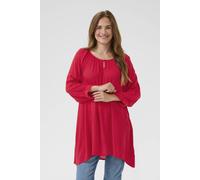 Kaffe Amber 3/4 Sleeve Regular Fit Tunic In Raspberry Raspberry 8