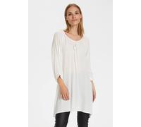Amber 3/4 Sleeve Tunic Plain Kaffe White 12