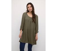 Kaffe Amber Regular Fit Tunic In Olive Olive