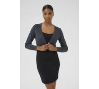Kaffe Astrid Long Sleeve Bolero In Grey Grey M