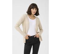 Kaffe Astrid Long Sleeve Open Cardigan In Natural Natural XXL