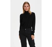 Kaffe Astrid Long Sleeve Roll Neck Pullover In Black Black XS