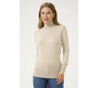 Kaffe Astrid Roll Neck Jumper In Cream Cream L