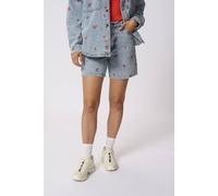 Kaffe Babeth High Waisted Denim Shorts In Light Blue Light Blue 16