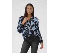 Kaffe Beate Amber Floral Print Blouse In Light Blue Light Blue 12