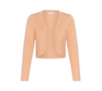 KAFFE Bolero Astrid Women's Bolero Astrid Elegant Jacket Long Sleeve Cardigan Bolero Jacket, Peach Nectar, L