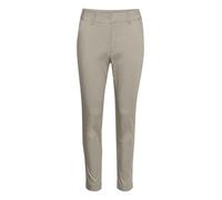 KAFFE Casual Trousers Kalea Women's Chino Trousers Elegant Classic Fabric Trousers, Elephant Skin, 12