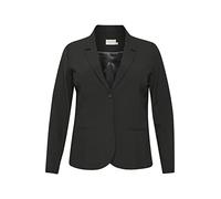 Kaffe Curve KCjia Casual Blazer, Black Deep, 46 Women's