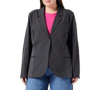 Kaffe Curve Women's Kcjia Blazer, Dark Grey Melange, 42 Grande Taille