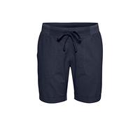 Kaffe Curve Women's Plus-Size Shorts Drawstring Waist Tapered Legs Above The Knee, Midnight Navy, 14