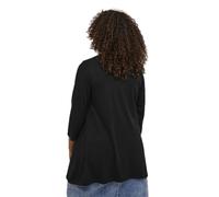 Kaffe Curve Women's Plus-Size Women's T-Shirt A-line Silhouette Round Neck 3/4 Sleeves Tunic