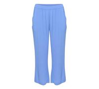 Kaffe Curve Women's Plus-Size Women's Trousers Elastic Waist Wide Legs Full-Length Pants, Ultramarine,