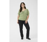 Kaffe Curve Womens T-shirt Shaped fit - Green - Size EU 48 (Womens)