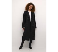 Kaffe Fanny Double-Breasted Casual Fit Coat In Black Black 18
