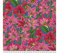 Kaffe Fassett Collective Amaryllis Red Cotton Craft Quilting Fabric (50 x 110cm)
