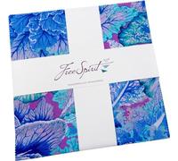 Kaffe Fassett Collective August 2023 Cool 10" Squares 42 10-inch Squares Layer Cake FreeSpirit