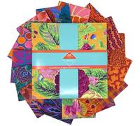Kaffe Fassett Collective February 2025 Warm 10" Squares 42 10-inch Squares Layer Cake FreeSpirit