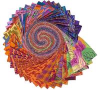 Kaffe Fassett Collective February 2025 Warm Design Roll 40 2.5-inch Strips Jelly Roll FreeSpirit