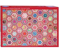 Kaffe Fassett’s Fabulous Florals Quilt Jigsaw Puzzle: 1000 pieces, dimensions 29.5˝ x 19.7˝