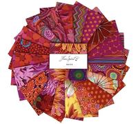 Kaffe Fassett Vineyard Charm Pack Kaffe Fassett 5" Charm Pack 42 Pieces; 5x5 inches Each Kaffe Fassett Collective Charm Pack