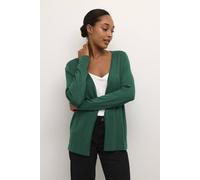 Kaffe Fenia Astrid Open Regular Fit Cardigan In Bottle Green Bottle Green XS