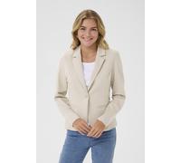 Kaffe Jenny Notch Lapel Blazer In Pale Grey Pale Grey XS