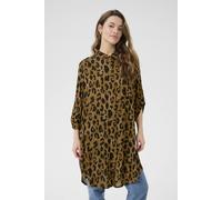 Kaffe Jessi Oversized Fit 3/4 Sleeve Shirt In Light Tan