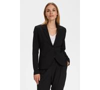 Kaffe Jillian Long Sleeve Regular Fit Blazer Plain In Black Black 8