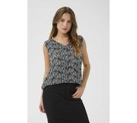 Kaffe Kaamber V-Neck Printed Sleeveless Top Multi