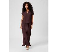 Kaffe Kaanja Blouse, Red, Size 8, Women Red