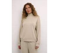 Kaffe Kaannika Mock Neck Casual Fit Sweatshirt In Pale Grey Pale Grey XS
