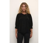 Kaffe Kacaca 3/4 Sleeve Relaxed Fit Blouse In Black Black L