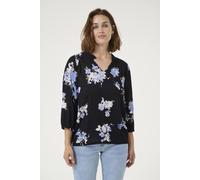 Kaffe Kaedita Amber V-Neck 3/4 Sleeve Blouse In Pale Blue Pale Blue 8