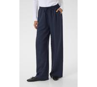 Kaffe Kaellen Wide Leg Trousers In Blue Blue 8