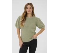Kaffe Kaemilie Tie Back Half Sleeves Pullover In Pale Green Pale Green