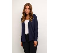 Kaffe Kafenia Astrid Regular Fit Long Sleeve Cardigan Plain In Navy Navy XL