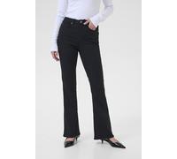 Kaffe Kaforest High Waisted Slim Fit Jeans In Black