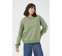 Kaffe Kahazel Statement Print Sweatshirt In Light Green Light Green