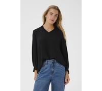 Kaffe Kaliv Amber Long Sleeve Blouse In Black