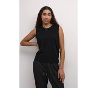 Kaffe Kalizza Round Neck Sleeveless Pullover In Black Black