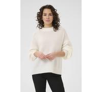 Kaffe Kaluca Long Sleeve Knitted Jumper In Off White Off White S