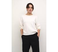 Kaffe Kameridith 3/4 Sleeves Beaded Pullover In Cream Cream XL