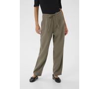 Kaffe Kamerle Belt Trousers In Light Brown