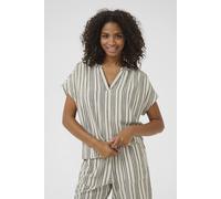 Kaffe Kamilia Wing Short Sleeve Blouse In Natural Natural 12