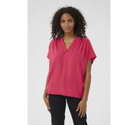 Kaffe Kamilia Wing Short Sleeve Blouse In Raspberry Raspberry 8