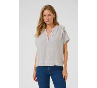 Kaffe Kamilia Wing Short Sleeve Blouse Striped Multi 8
