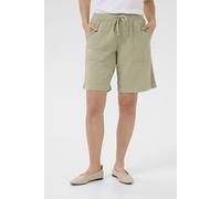 Kaffe Kanaya Liah Relaxed Fit Shorts In Light Khaki Light Khaki 12