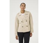 Kaffe Kapatricia Double-Breasted Jacket In Pale Grey Pale Grey 14