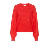 Kaffe - Katrina Knitted Jumper In Fiery Red Melange - Xl